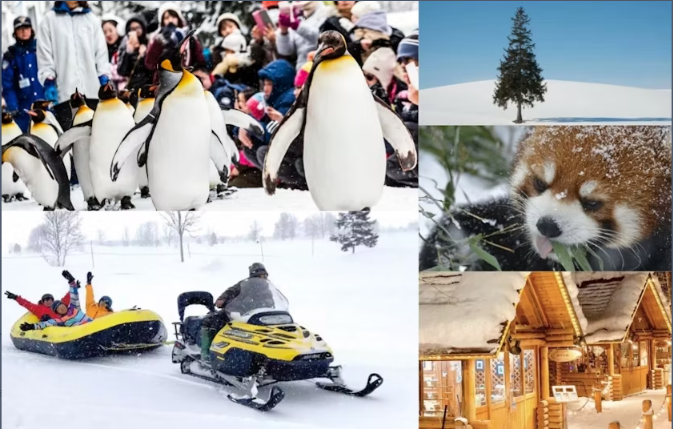 Asahikawa Zoo, Biei, and Ningle Terrace Tour from Hokkaido